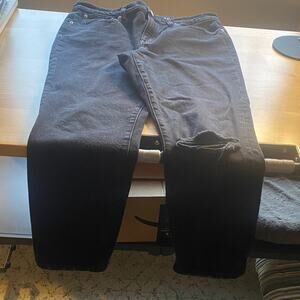 J. Crew Factory Black Distressed Boyfriend Jeans